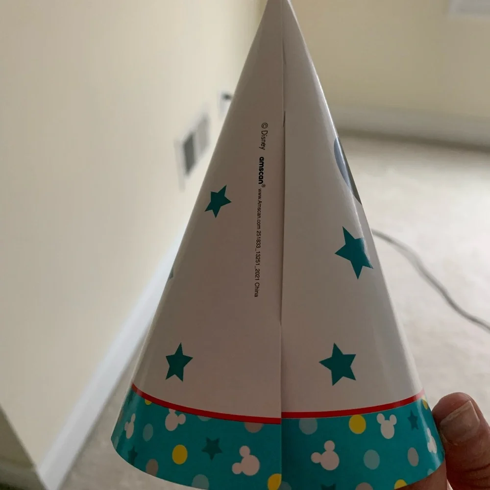Mickey Mouse 1st Birthday Party Hats
